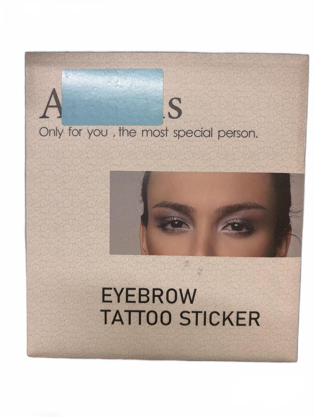 Eyebrow Tattoo Stickers Waterproof Long Lasting Brow Makeup Set Brand New